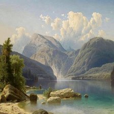 Схема вышивки «Залив»