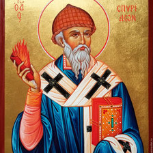 Схема вышивки «Святитель Спиридон Тримифунский»