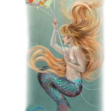 Схема вышивки «Русалка»