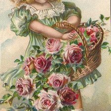 Схема вышивки «Cesto de Flores»