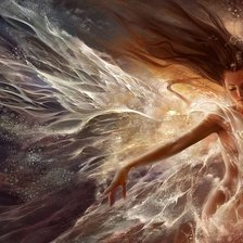 Схема вышивки «девушка»