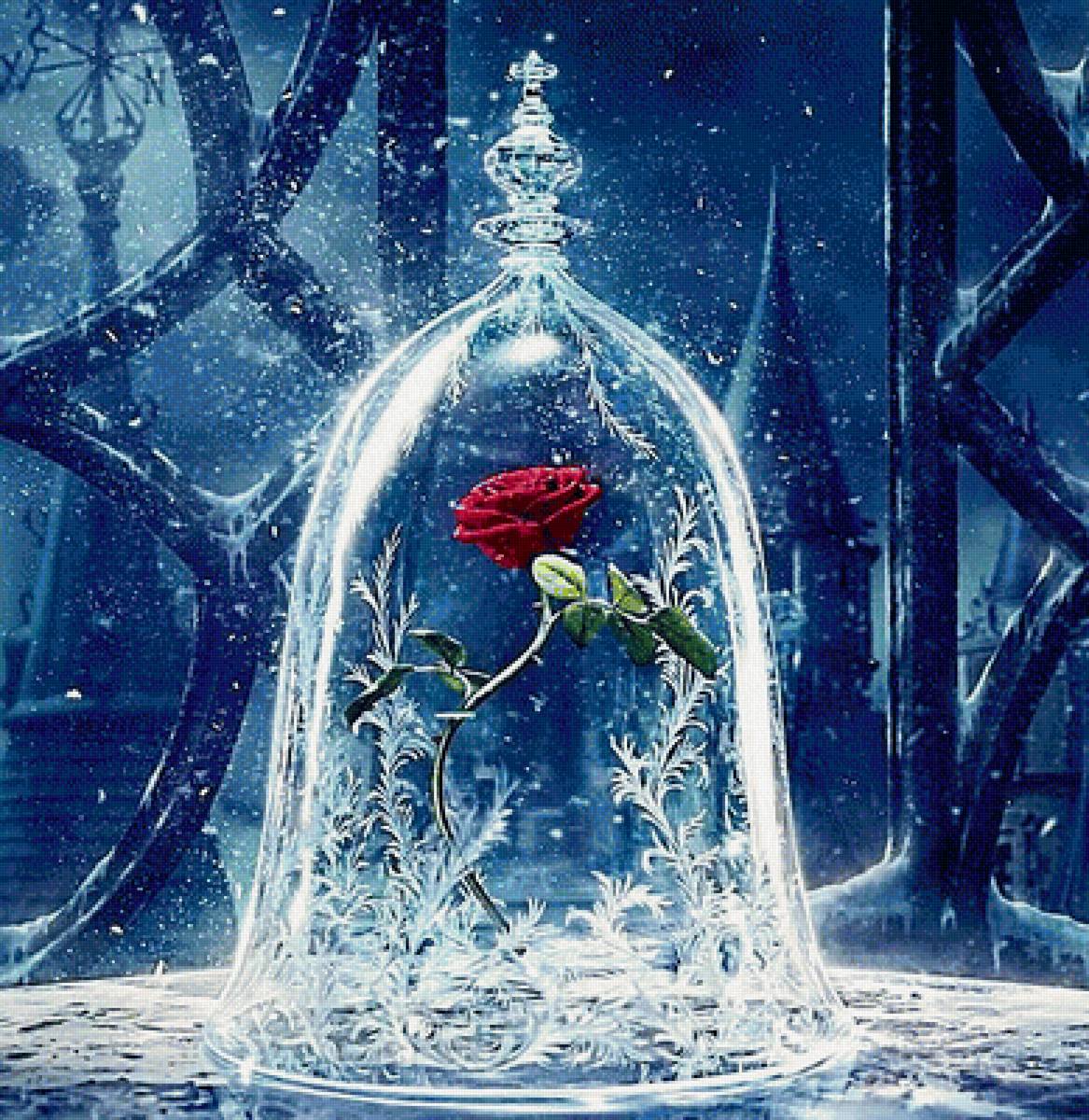 в гостях у сказки - сказка, красные цветы, роза, красавица и чудовище - предпросмотр