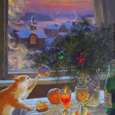 Схема вышивки «новый год»