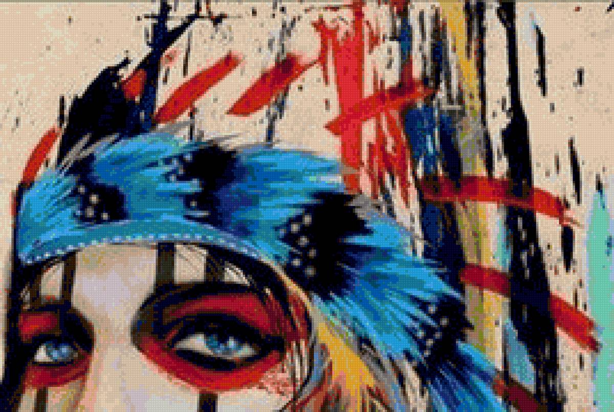 Индеец1 - #индеец #трихолста - предпросмотр