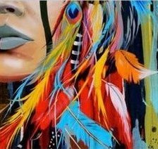 Схема вышивки «Индеец2»