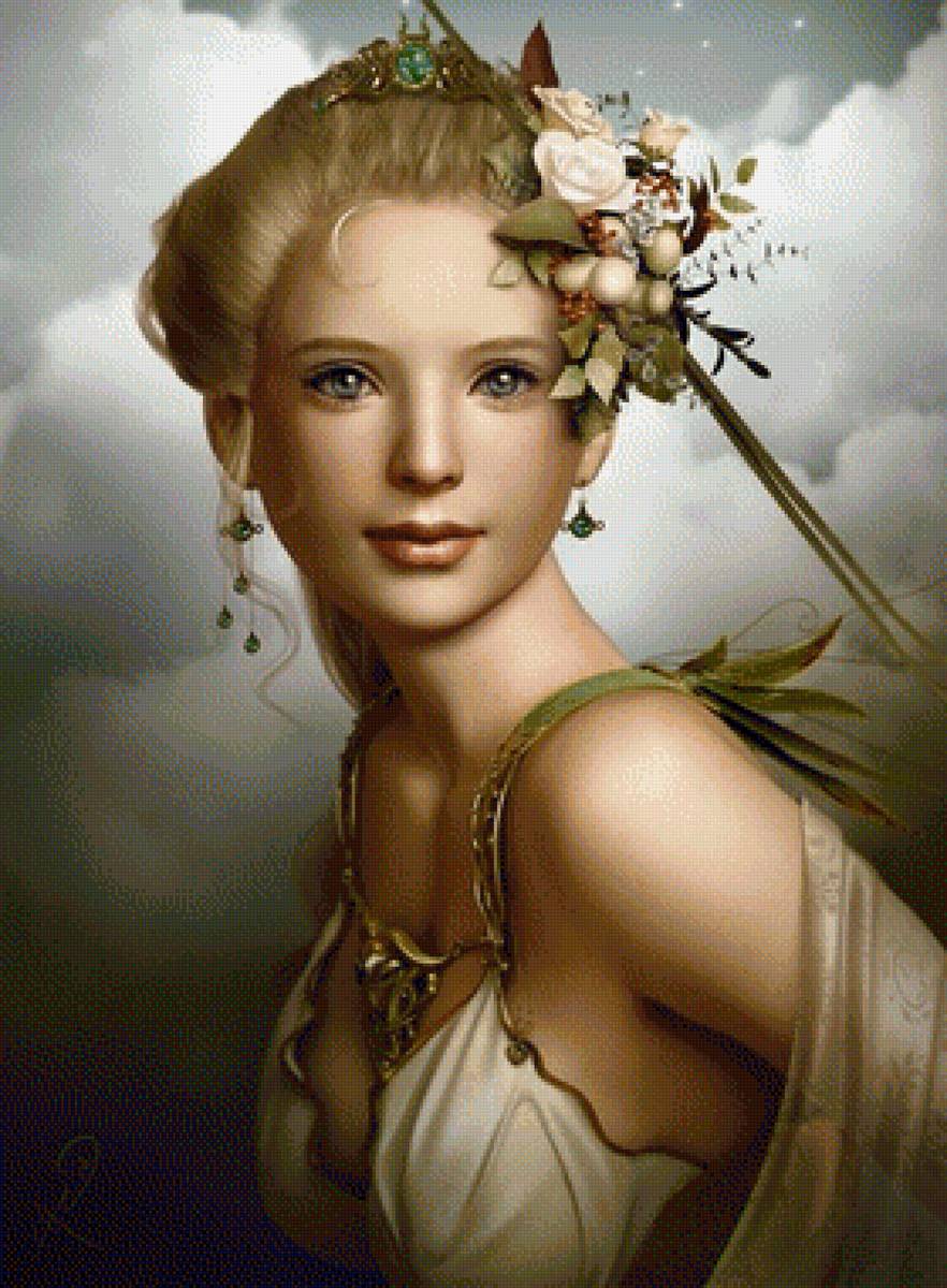 Фея - девушка, женщина, картина, сказка, люди - предпросмотр