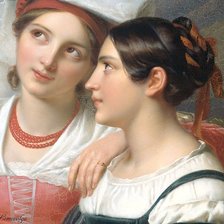 Схема вышивки «Подруги»