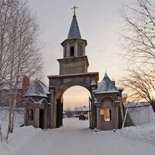 Схема вышивки «Монастырь на Чусовой»