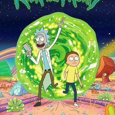 Схема вышивки «Рик и Морти 2»