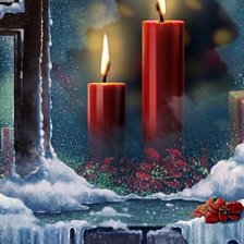 Схема вышивки «окно»