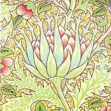 Схема вышивки «цветок Уильям Моррис»