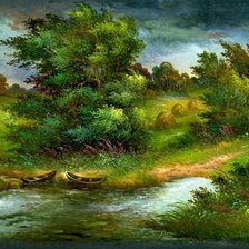 Схема вышивки «Przed burzą»