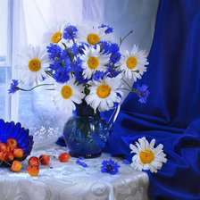 Схема вышивки «Васильки»