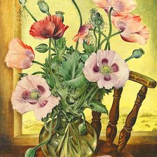 Схема вышивки «Натюрморт с маками.»