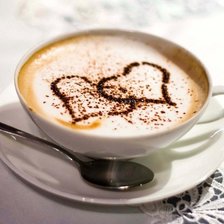 Схема вышивки «чашка кофе»