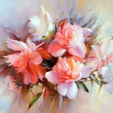 Схема вышивки «piwonie»