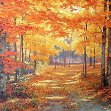 Схема вышивки «jesienny park»