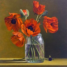 Схема вышивки «Маки.»