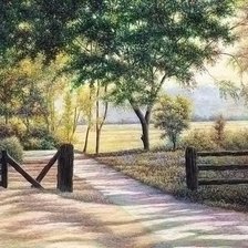 Схема вышивки «Картина»