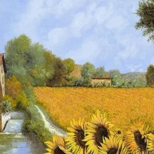 Схема вышивки «Поле»