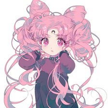 Схема вышивки «Сейлор Чиби Мун»