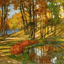 Схема вышивки «Осень в Нескучном саду»