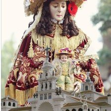 Схема вышивки «Virgen»