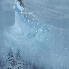 Схема вышивки «зима»