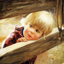 Схема вышивки «Любопытство»