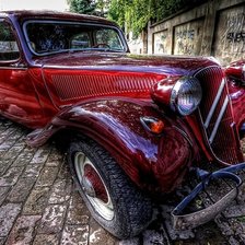 Схема вышивки «ретро авто»