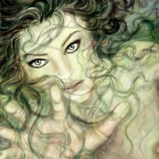 Схема вышивки «русалка»