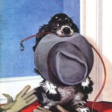 Схема вышивки «Собака»