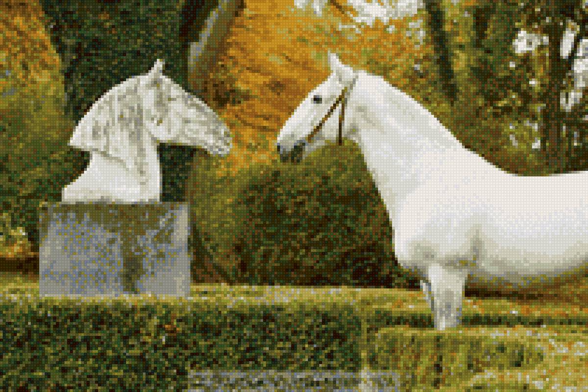 Кладрубер - осень, лошадь, конь - предпросмотр