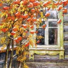 Схема вышивки «Рябина»