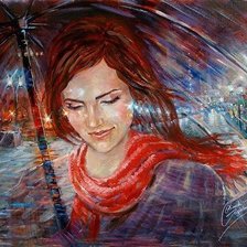 Схема вышивки «Ночные огни»