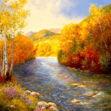 Схема вышивки «Осеннее солнце»