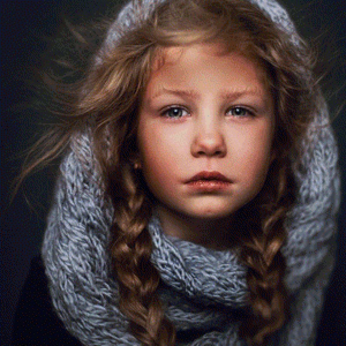 Девочка - портрет, девочка - предпросмотр