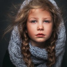 Схема вышивки «Девочка»