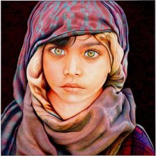 Схема вышивки «Девочка»