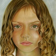 Схема вышивки «Девочка»