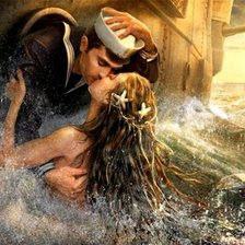 Схема вышивки «Поцелуй русалки»