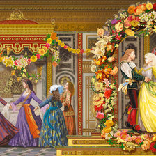 Схема вышивки «Золушка. Бал»