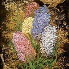 Схема вышивки «Гиацинты»