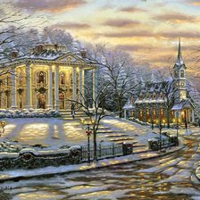 Вечерний город