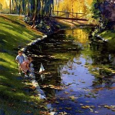 Схема вышивки «детство»