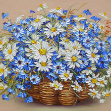 Схема вышивки «цветы»