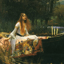 Схема вышивки «леди шалотт»