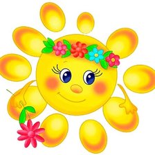 Схема вышивки «солнышко с цветком»