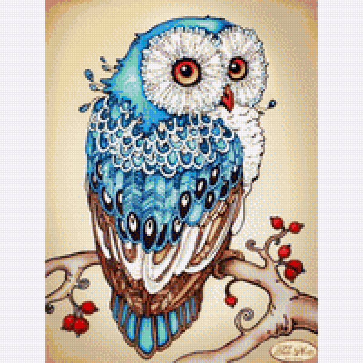 Сова - птицы - предпросмотр