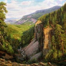 Схема вышивки «Ущелье»